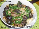 Cassolettes d'escargots aux pleurotes