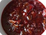 Compotée de fraises rhubarbe