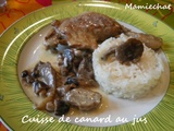 Cuisses de canard au jus