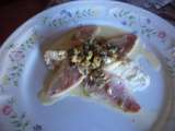 Filets de rougets sur lit de chou-fleur