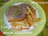 Langue de boeuf sauce piquante