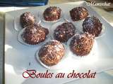 Petites boules au chocolat