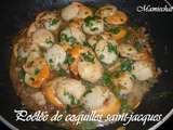 Poêlée de coquilles st Jacques