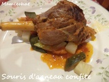 Souris d'agneau confite