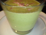 Velouté de petits pois aux lardons