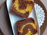 Cake marbré chocolat et butternut