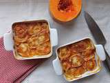 Gratin de butternut au chèvre