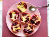 Mini clafoutis aux prunes rouges