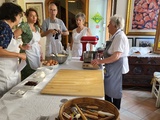 Atelier de cuisine au Restaurant Su Barchile à Orosei (Sardaigne)