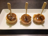 Bouchées de pain d'épices au foie gras et chutney