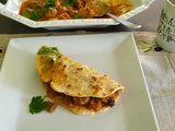 Boulettes de viande épicées avec flatbread