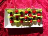 Brochettes de fruits