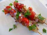 Brochettes de thon