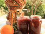 Confiture de figues, oranges et amandes