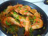 Crevettes en sauce piquante