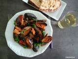 Curry de moules et crevettes