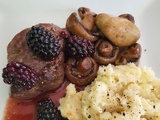 Filet de cerf aux mûres