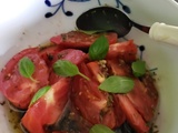 Insalata di pomodori - Salade de tomates marinées
