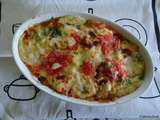 Lasagnetta di carasau alle verdure - Pane carasau aux légumes