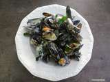 Moules sauce poulette