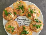 Muffins camembert, lardons et herbes fraîches