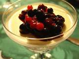 Panacotta aux fruits rouges