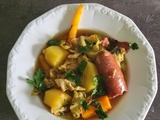 Potée aux saucisses et légumes