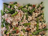 Salade de riz au thon et aneth
