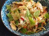 Salade vietnamienne au poulet, chou blanc et menthe de Nigella Lawson