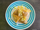 Samoussas au kimchi et fromage