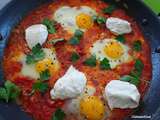 Shakshuka avec yaourt au tahini