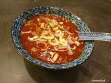 Soupe chinoise de tomates au gingembre