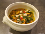 Soupe de haricots blancs et carottes