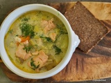 Soupe finlandaise au saumon