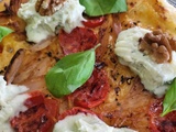 Tarte salée renversée aux tomates cerises