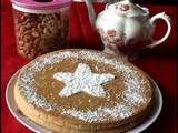 Gâteau amande amère, fleur d'oranger ( sans gluten, sans lactose, sans sucre)