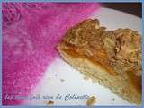 Gateau noix de coco / abricots et flocons d'avoine