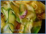 Tagliatelles de courgettes (aux tagliatelles)