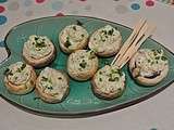 Champignons au fromage ail et fines herbes (pour 4 personnes)