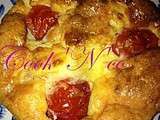 Clafoutis aux tomates cerises