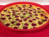 Clafoutis framboise/pistache