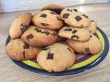 Cookies au beurre de cacahuètes et aux pépites de chocolat