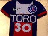 Gâteau  Maillot du psg 