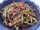 Haricots verts au jambon cru *recette allégée (pour 6 personnes)