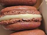 Macarons chocolats noir et blanc (pour une vingtaine)