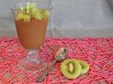 Mousse au chocolat et aux kiwis #recette petit budget (pour 6 personnes)