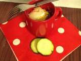 Mug cake courgette, curry et chèvre (pour 1 mug)