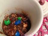 Mug cake Nutella m&m's (pour 1 personne)