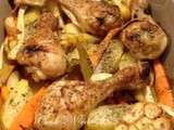 Poulet a la paysanne (pour 4 personnes)