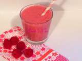 Smoothie framboise/litchi (pour un verre)